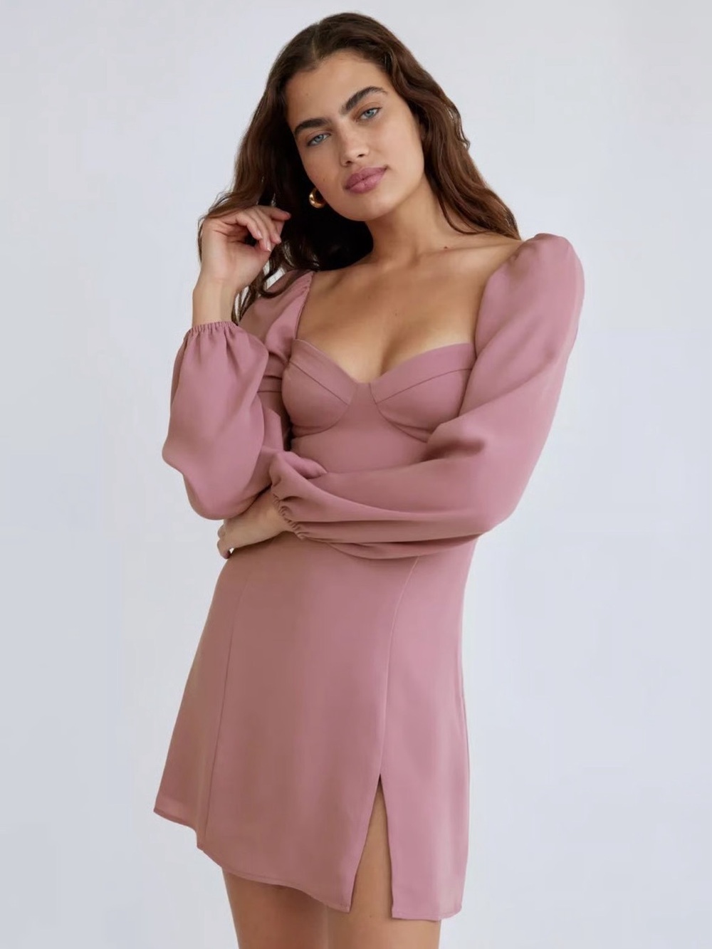 Aritzia Novella Dress Soft Orchid